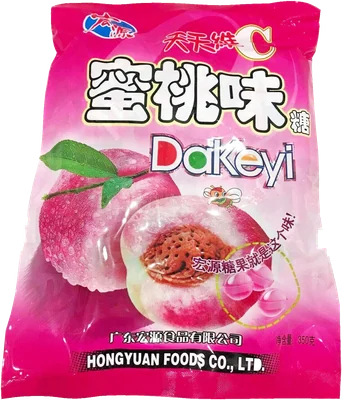 Hongyuan Peach Hard Candy